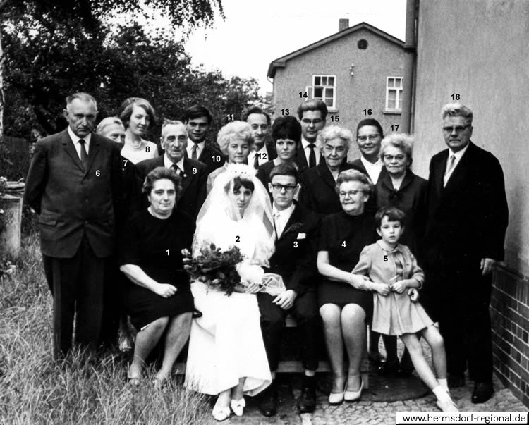 17.08.1968 - Hochzeit von Helga geborene Schmidt und Stefan Lechner 